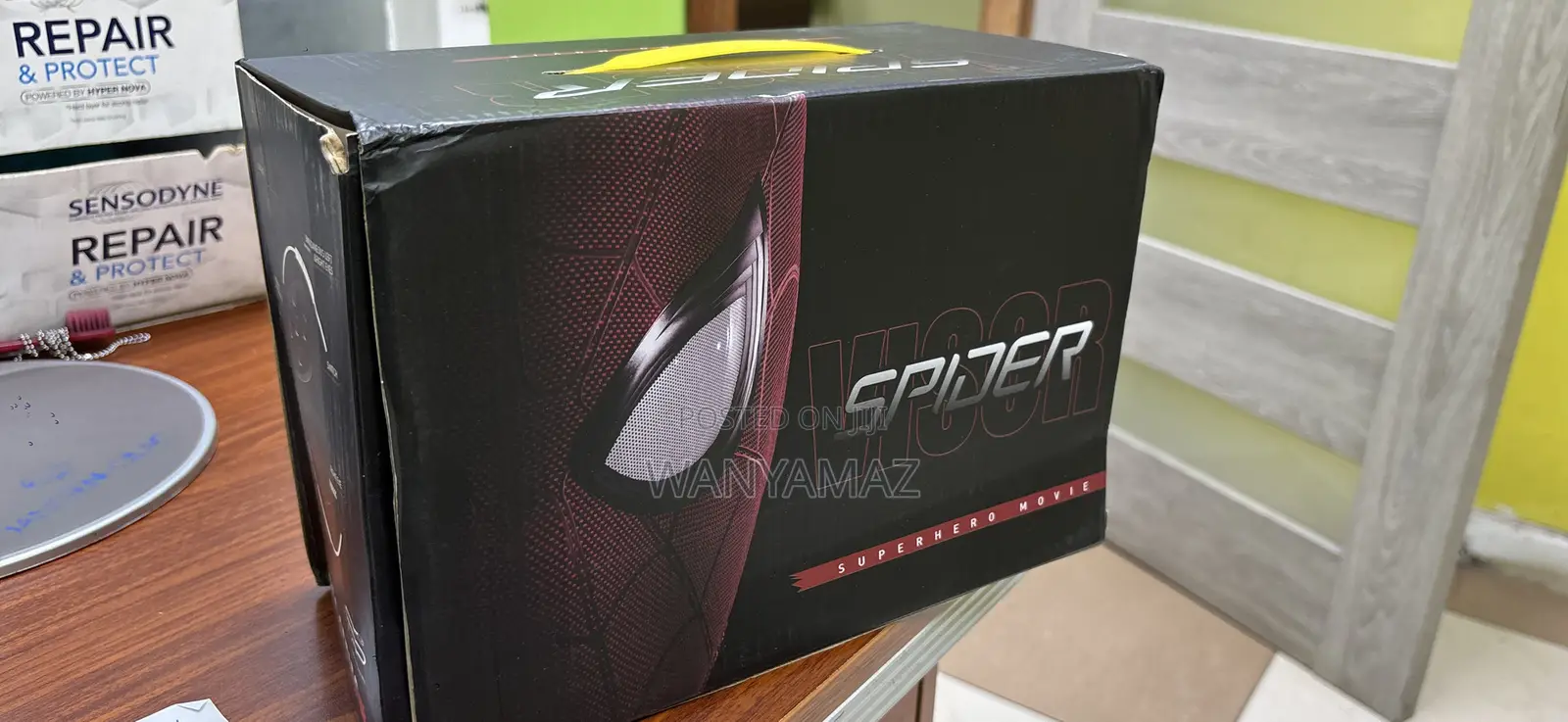 Spider Mask With Led Light and Remote Eyes