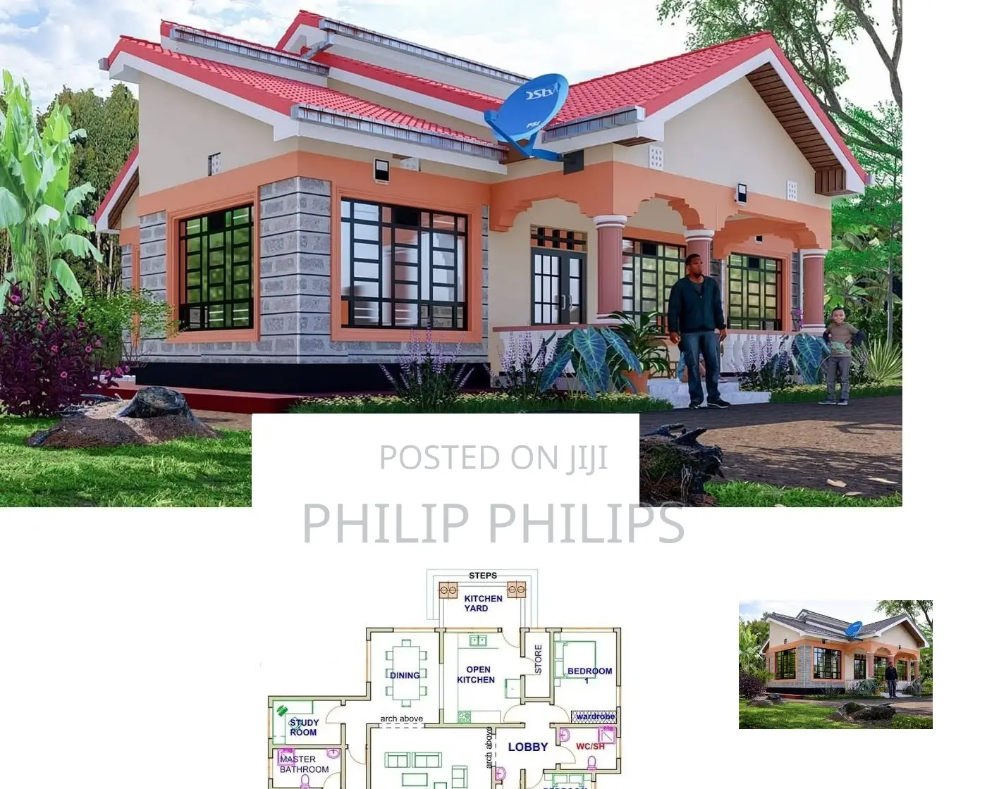 Bungalows House Construction Plans