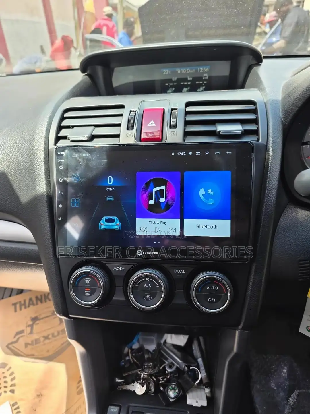 FRISEKER 9‐10 Inch Universal Android Car Radio CarPlay 2+32g/4+64g