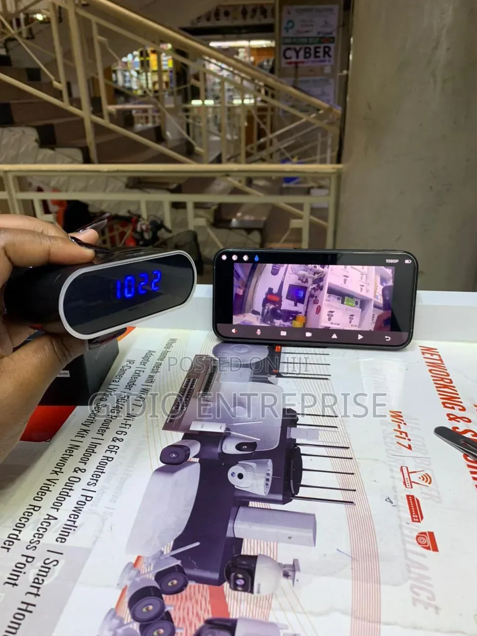 Digital Clock Spy Camera