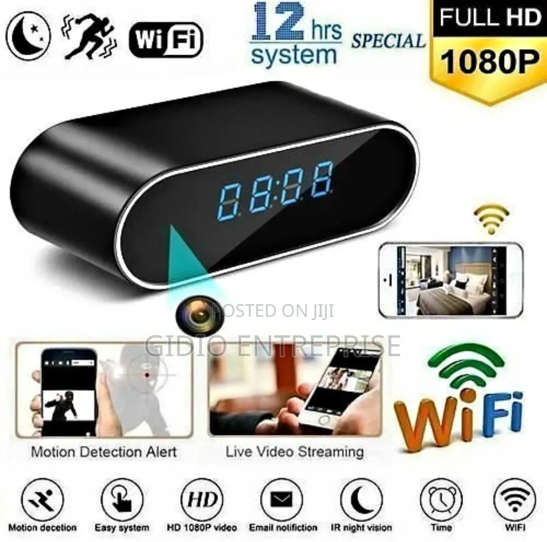 Digital Clock Spy Camera
