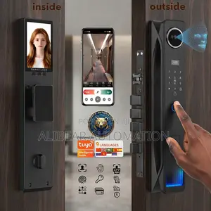 Wifi Smart Door Lock App/Face/Biometric/Fingerprint/Pasword/Bell/Alarm