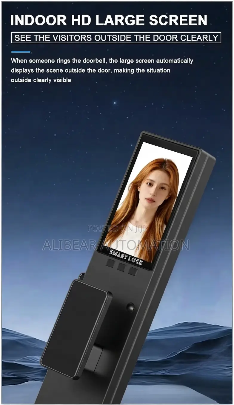 Wifi Smart Door Lock App/Face/Biometric/Fingerprint/Pasword/Bell/Alarm