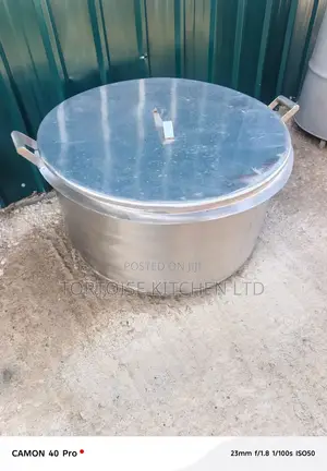Stainless Steel Commercial Sufuria Capacity 300ltrs