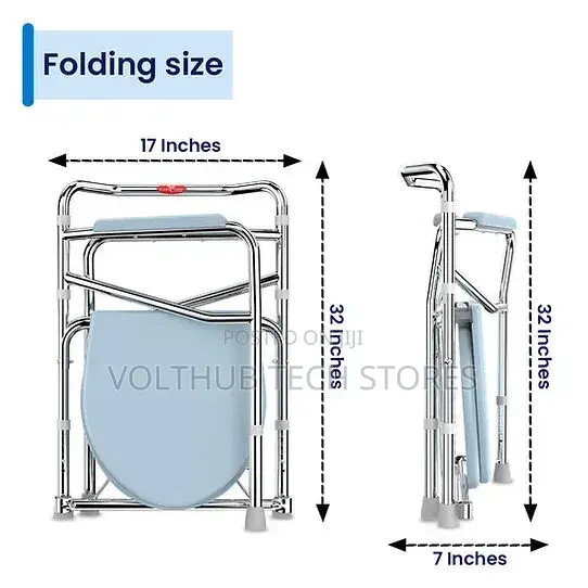 Foldable Commode Chair