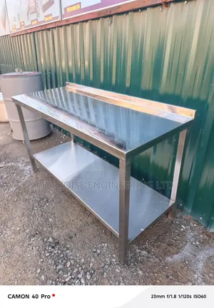 Stainless Steel Prep Table or Work Bench Size 1.5m Long by 0.6m