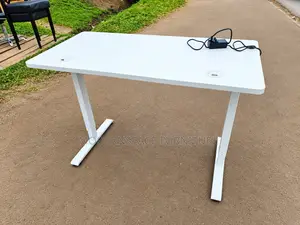 White Electric Standing Desk