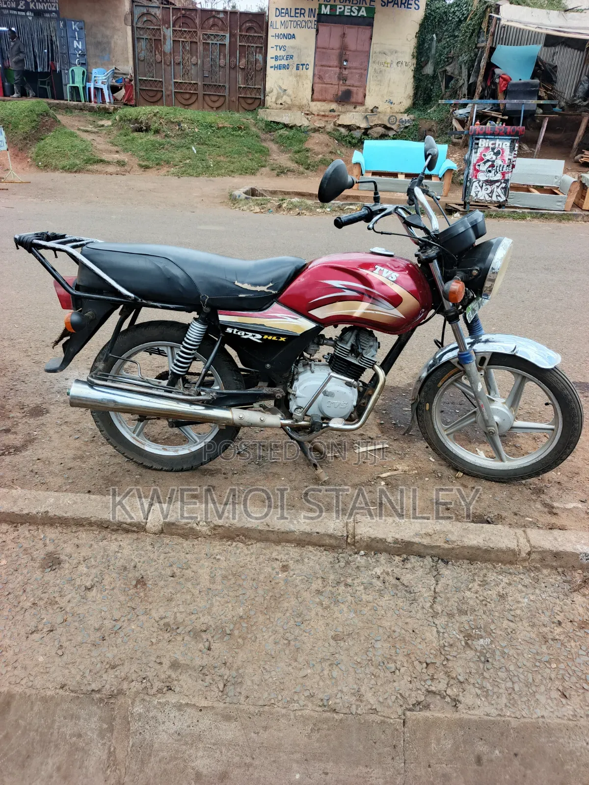 TVS XL 100 2017 Red