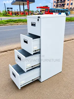 4-Drawer Steel Filing Cabinet – Strong Secure
