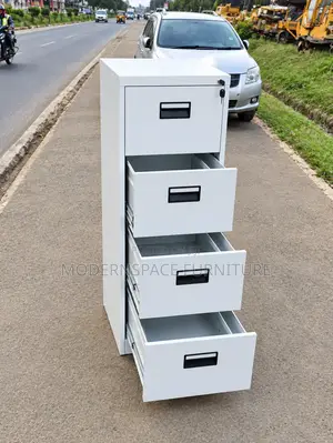 4-Drawer Steel Filing Cabinet – Strong Secure