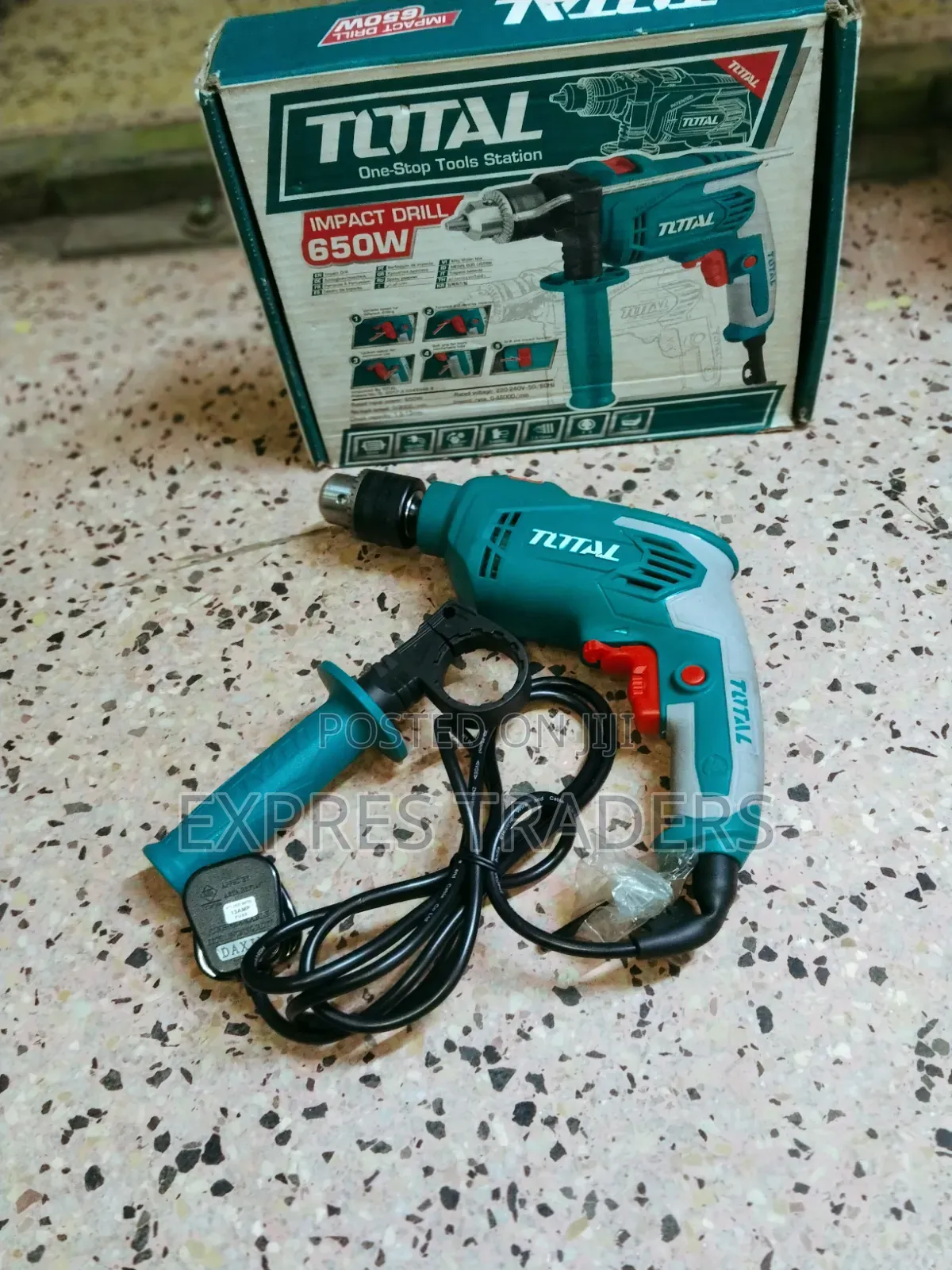 Total 650 Watts Impact Drill
