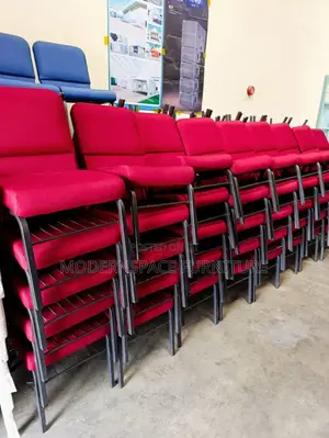 Red Stackable Conference Chairs