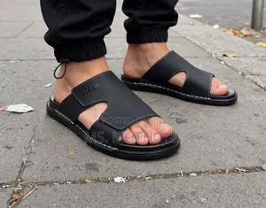 Clarks Heritage Stitch-Down Leather Open-Toe Mules Size 40-45