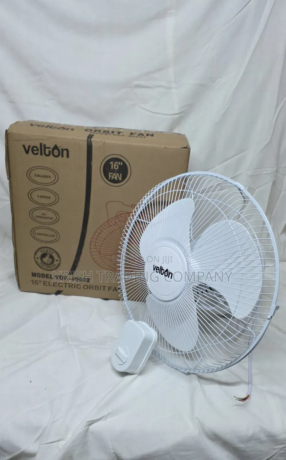 Vof-40602 White Velton Orbit Fan