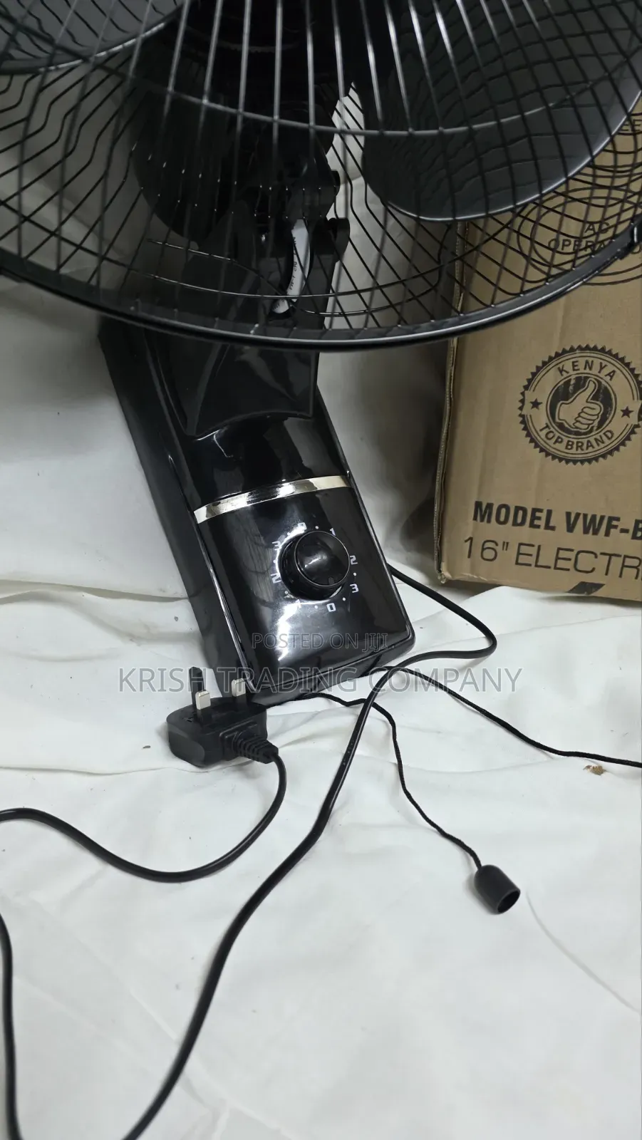 VWF-B022 Black Velton Wall Fan