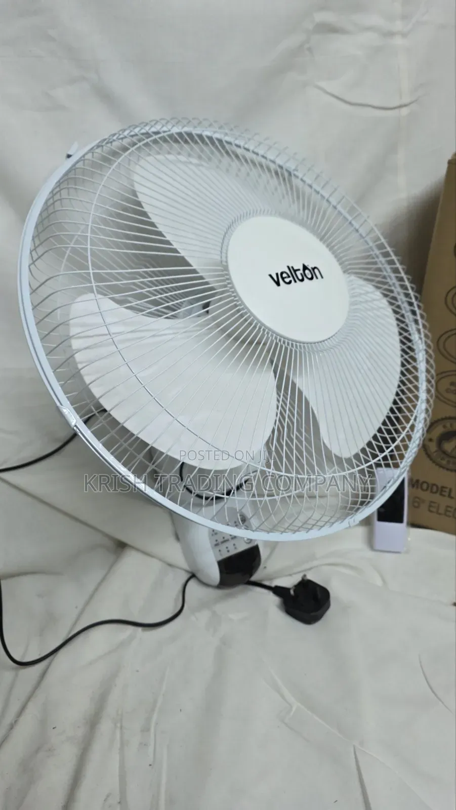  VWF-40633 Velton Wall Fan + Remote