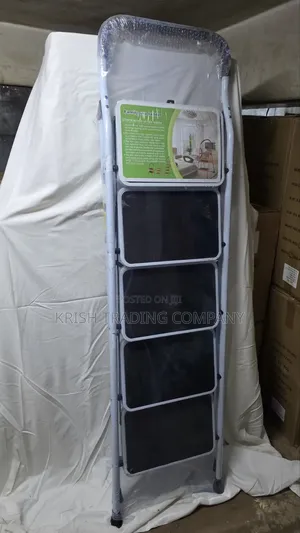 23813w White 5-Step Ladder