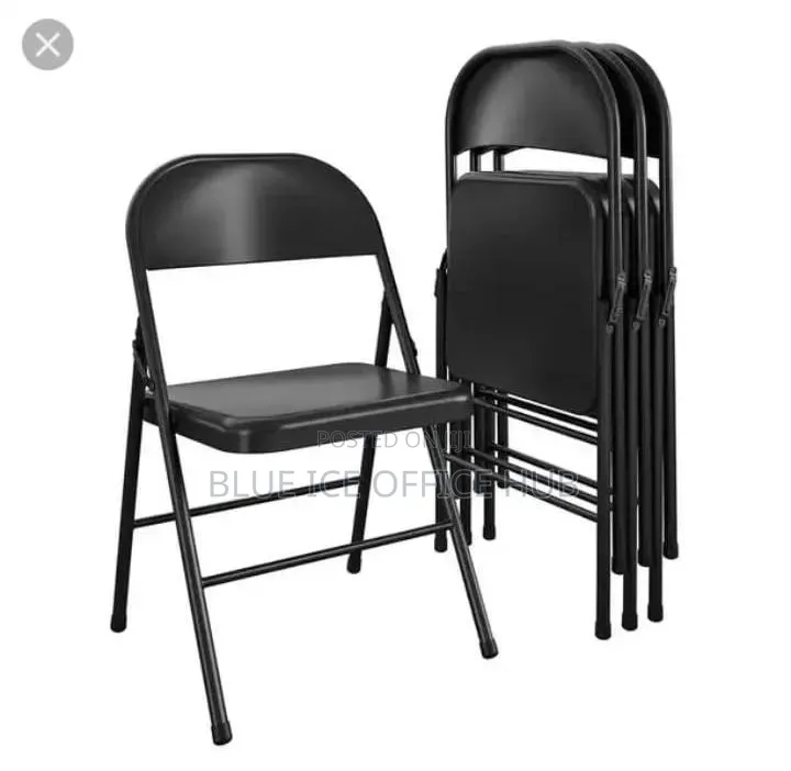 Black Folding Chair for Events Offices