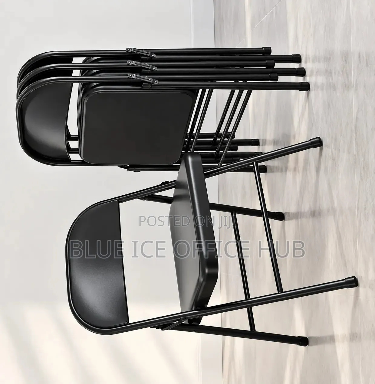 Black Folding Chair for Events Offices