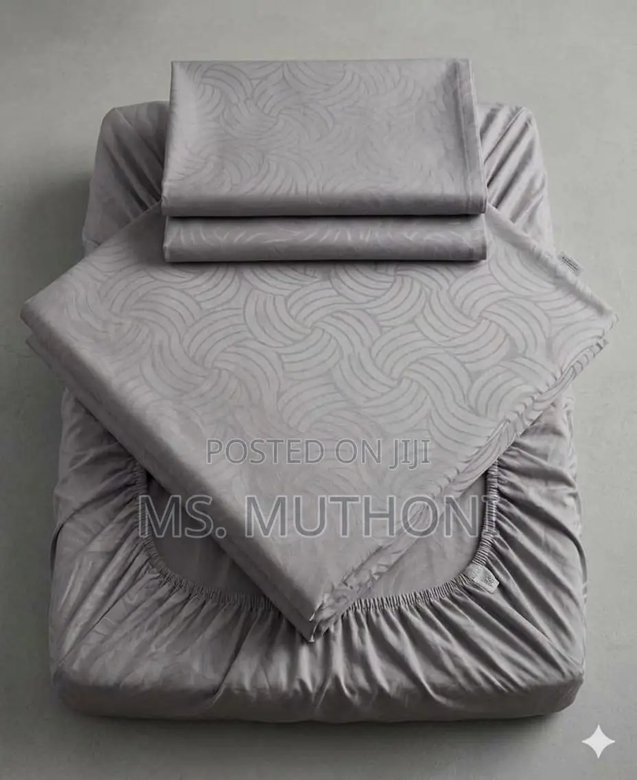 6by7 Patterned Fitted Bedsheets Set