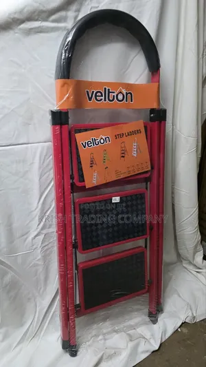 Vrl3 Red 3-Step Ladder