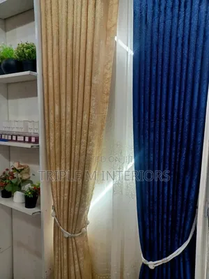 Blackout Curtains -Top Finish Complete Curtains (Material, Labour)