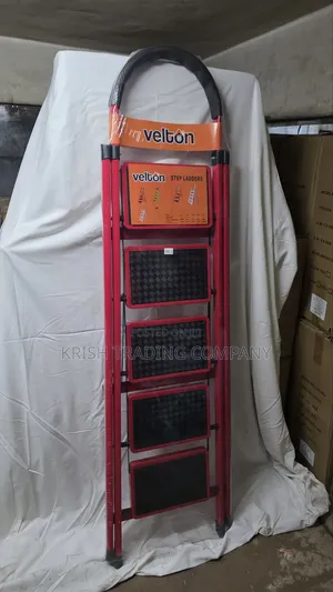 Vrl5 Red 5-Step Ladder