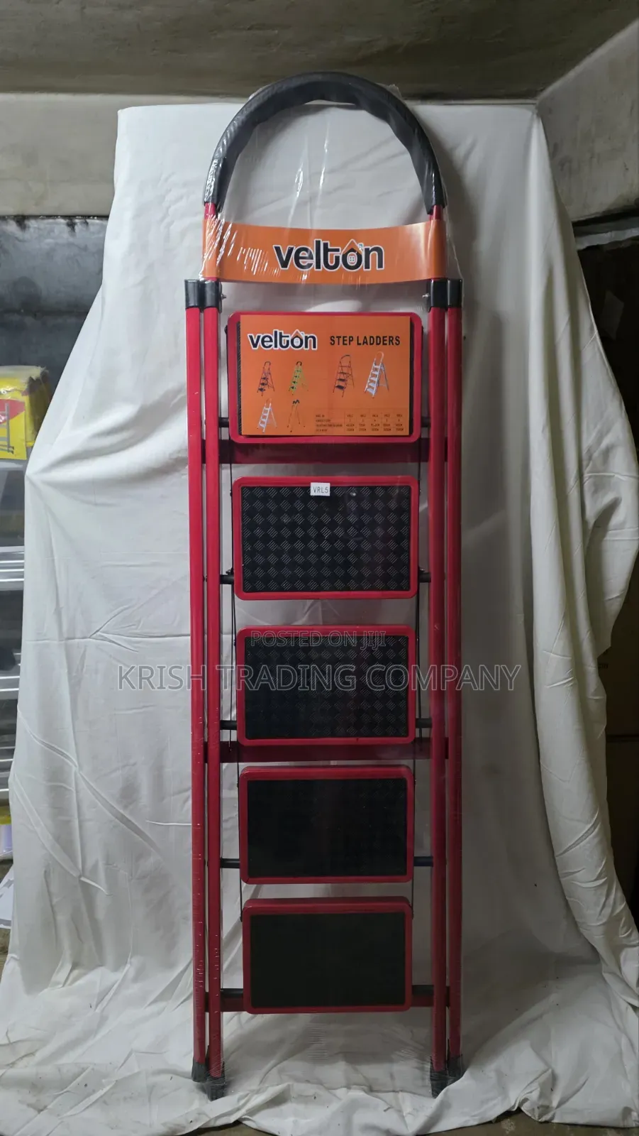 Vrl5 Red 5-Step Ladder