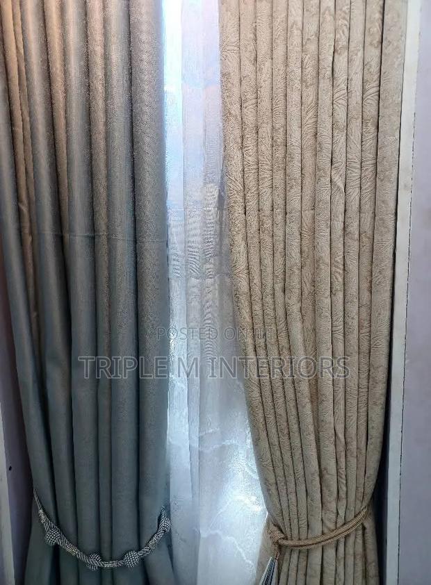 Office Curtains – Modern Professional Window Style(complete) - main view