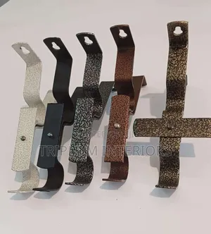 Premium Heavy Juakali Brackets and Curtains Rods