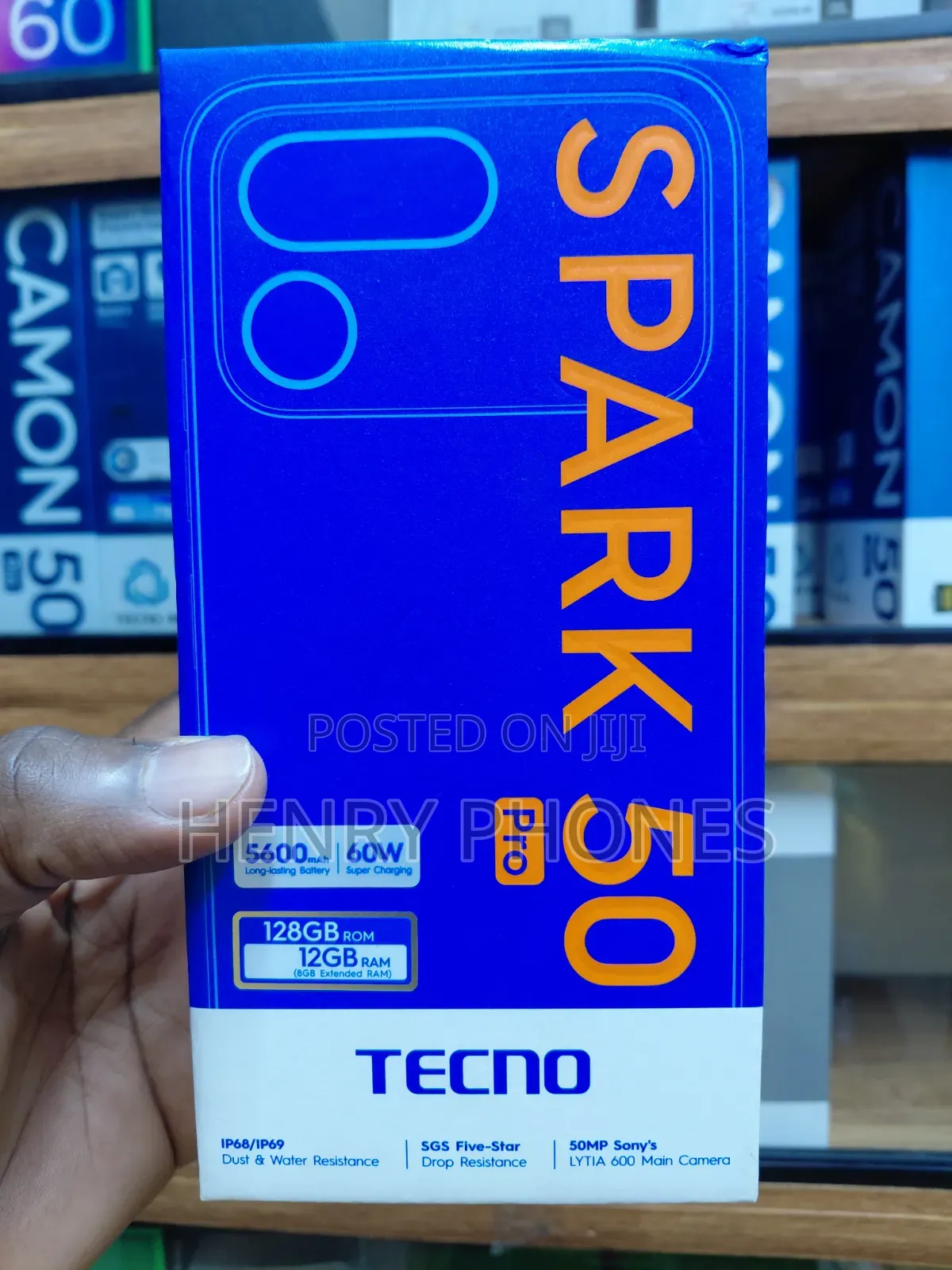 New Tecno Spark 50 Pro 256 GB Blue