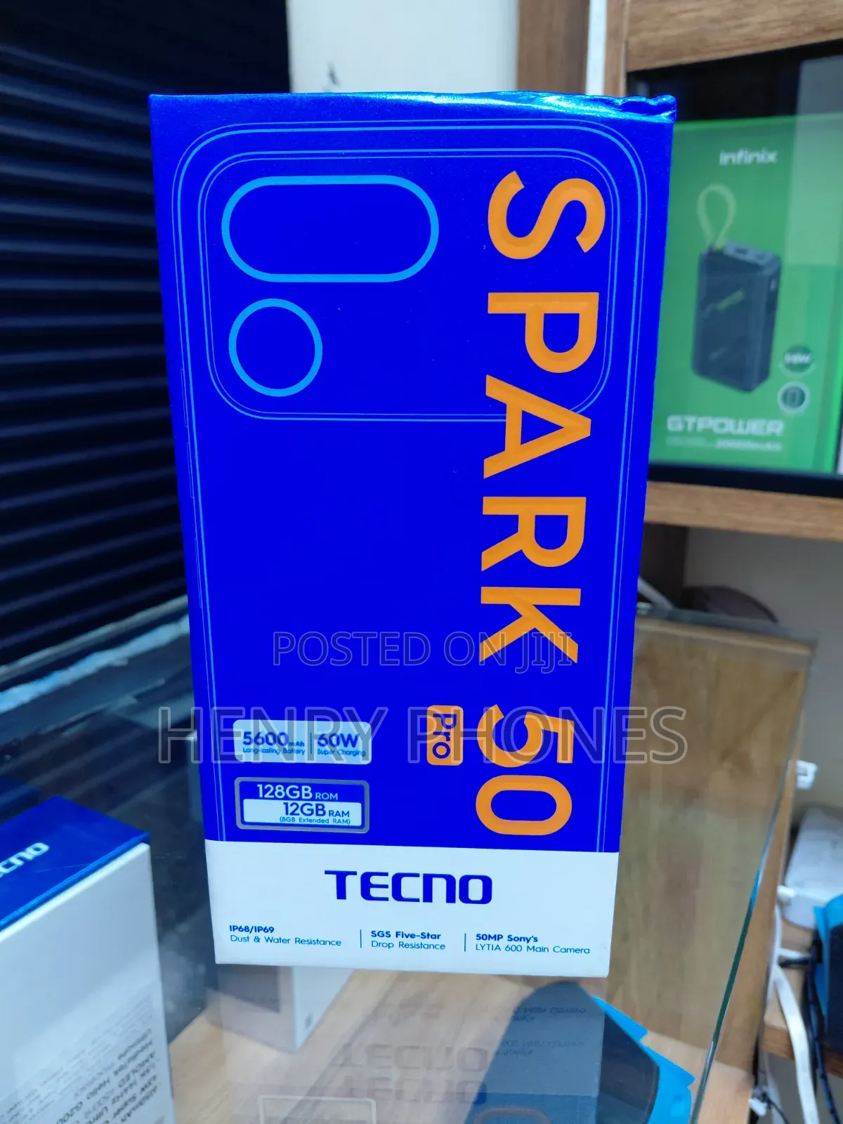 New Tecno Spark 50 Pro 256 GB Blue