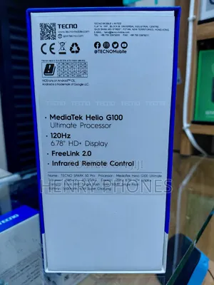 New Tecno Spark 50 Pro 256 GB Blue