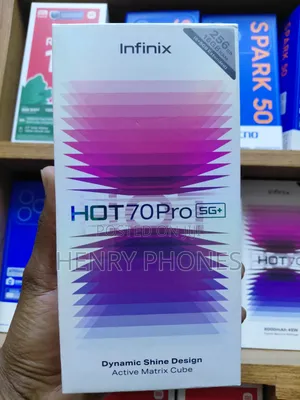 New Infinix Hot 70 Pro 5G+ 256 GB Purple
