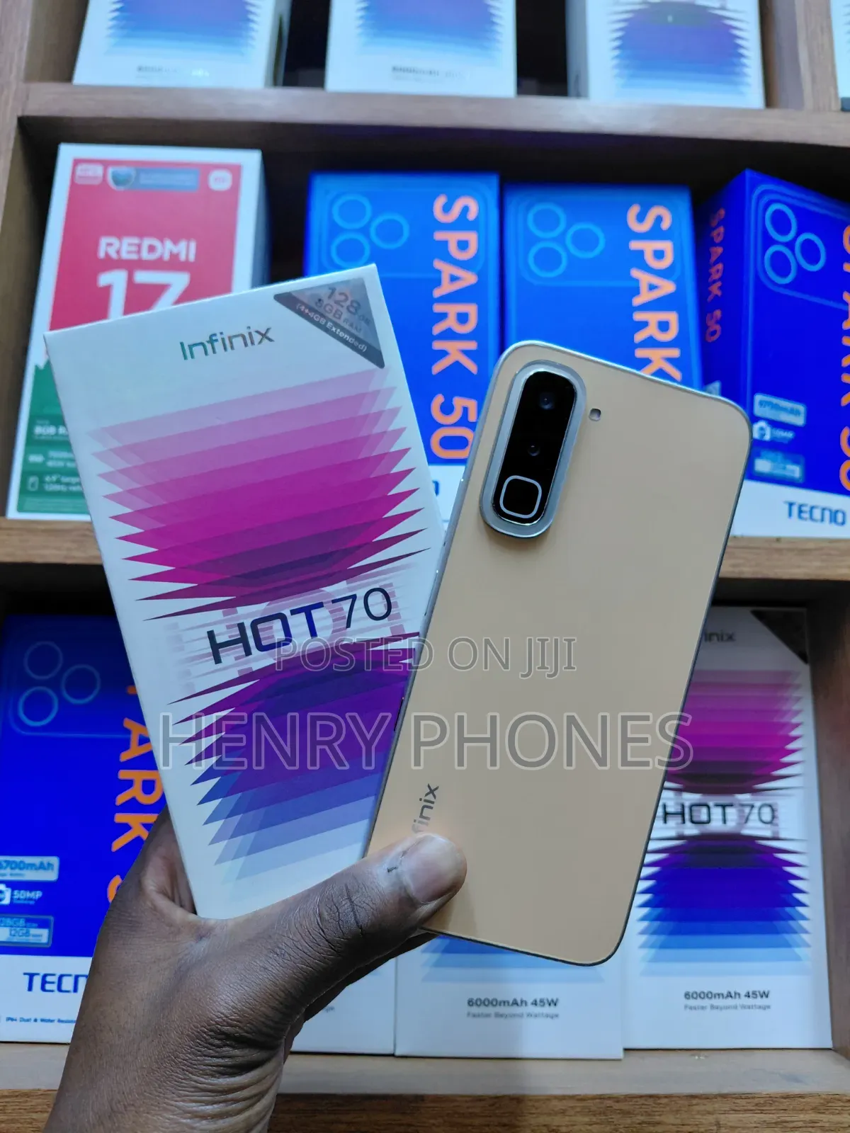 New Infinix Hot 70 128 GB Graphite