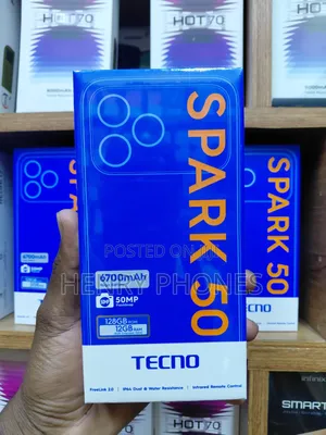 New Tecno Spark 50 128 GB Silver