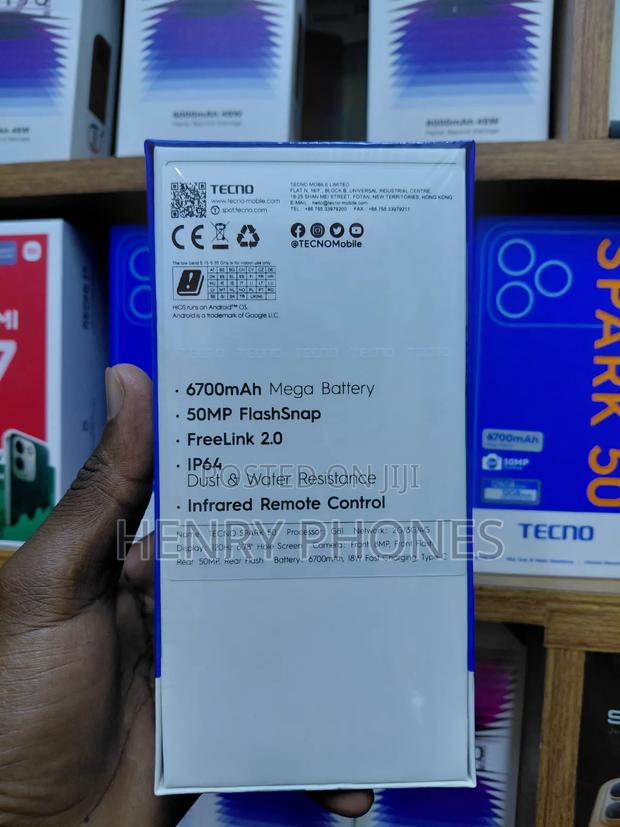 New Tecno Spark 50 128 GB Silver - thumbnail 3