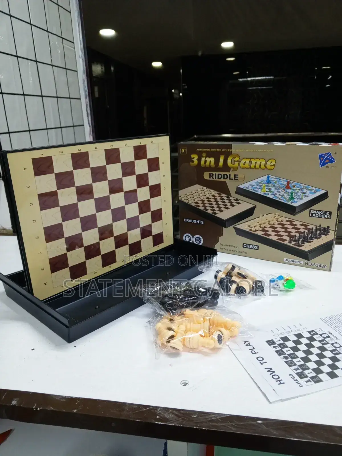 3 in 1Magnetic Board Game