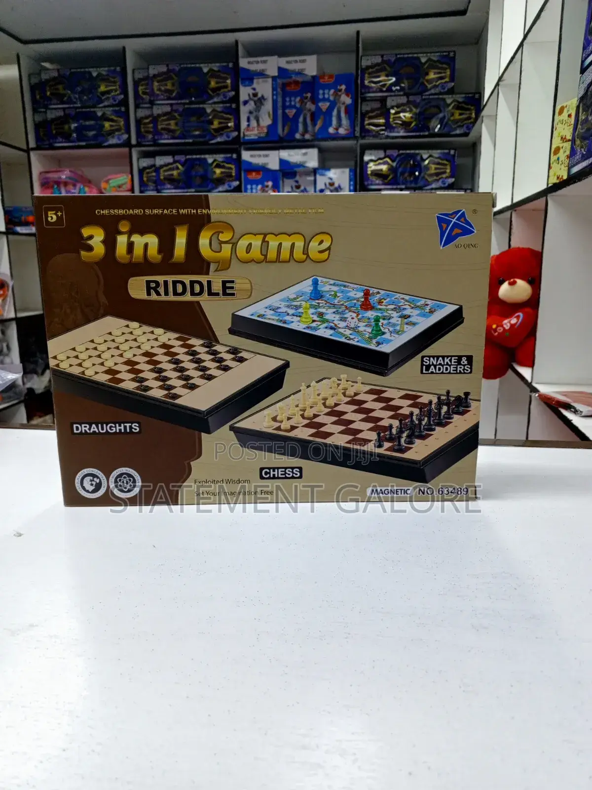 3 in 1Magnetic Board Game