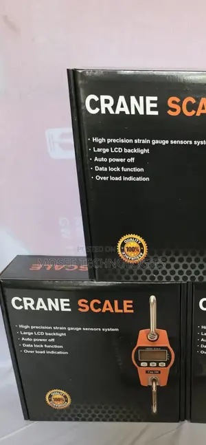 300kg Heavy-Duty Digital Crane Scale – Black