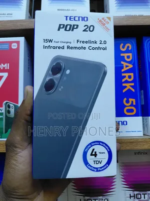 New Tecno Pop 20 64 GB Black