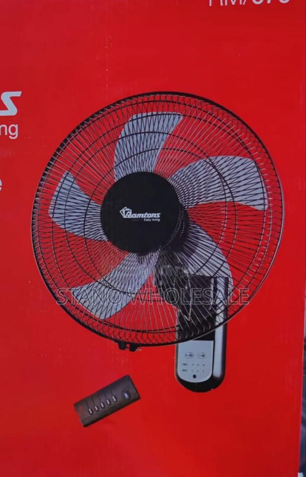 Ramtons Wall Fan With Remote - main view