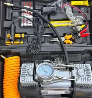 2 Cylinder Air Compressor With Tools