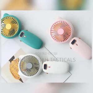 *Mini Folding Electric Fan With Strap, for Women, Girls Kids.