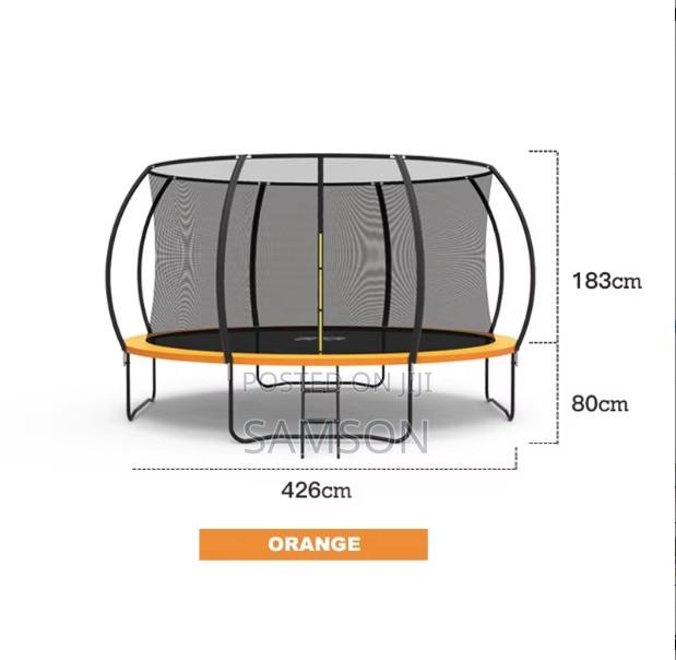 14 Ft Commercial Trampoline - main view