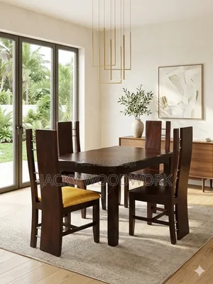Royal Espresso Hardwood Dining Suite