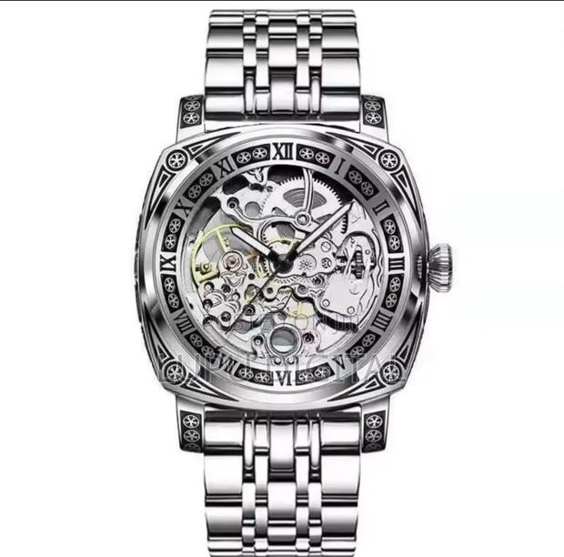 Tevise Automatic Skeleton Design Gents Watch - thumbnail 3