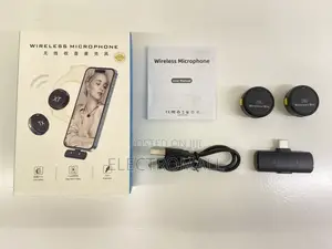 Dual Clip-on Wireless Lavalier Microphone for Smartphones