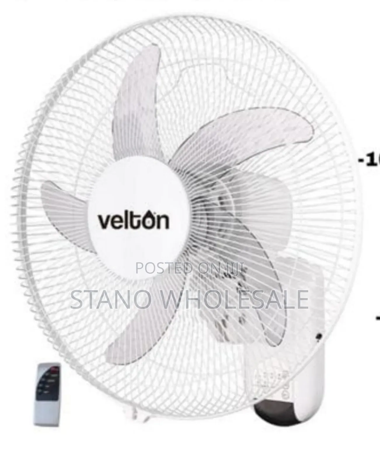 Velton Wall Fan With Remote