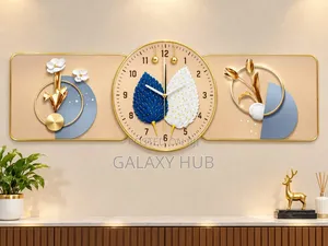 *Modern 3-Piece Wall Clock